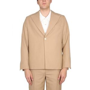 SEFR Men's Classic Single-Breasted Blazer Men Beige Outerwear